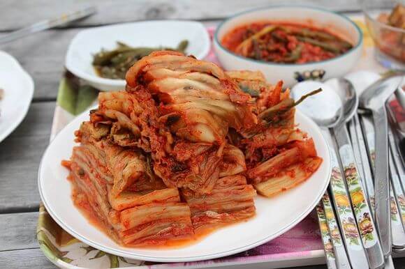 Kimchi food in South Korea