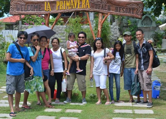 Before going home from La Primavera Beach Resort, Matabungkay Batangas.