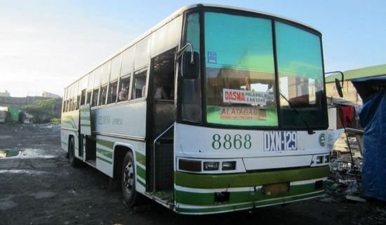 This bus brought us to Matabungkay Batangas for P160 each.